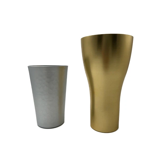 ODM Gold Anodizing Aluminum Cup ODM Gold Anodizing Aluminum Cup