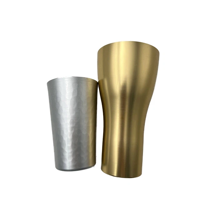 Cwpan Alwminiwm Anodized Gyda Cerfio